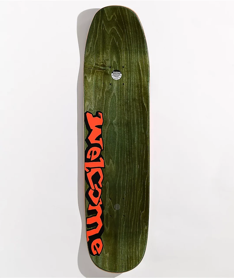 Welcome Sloth Glitter Foil On Moontrimmer 8.25" Skateboard Deck