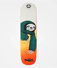 Welcome Sloth On Bunyip Mid Slate & Sunrise 8.25" Skateboard Deck