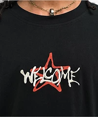 Welcome Starman Black 2Fer Long Sleeve T-Shirt