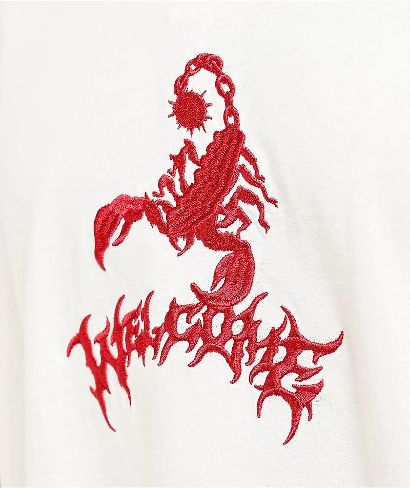 Welcome Stinger Off White Long Sleeve T-Shirt