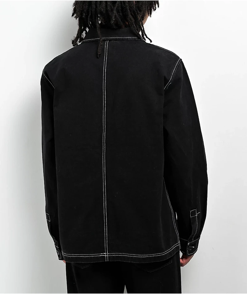 Welcome Stowaway Black Chore Jacket