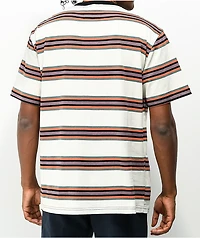 Welcome Thelema Bone & Multi Stripe T-Shirt