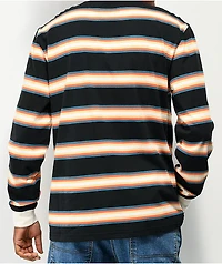 Welcome Thelema Stripe Black Long Sleeve T-Shirt