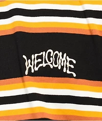 Welcome Thelma Black & Brown Stripe T-Shirt