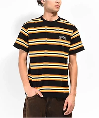 Welcome Thelma Black & Brown Stripe T-Shirt