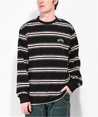 Welcome Thelma Black Stripe Long Sleeve T-Shirt
