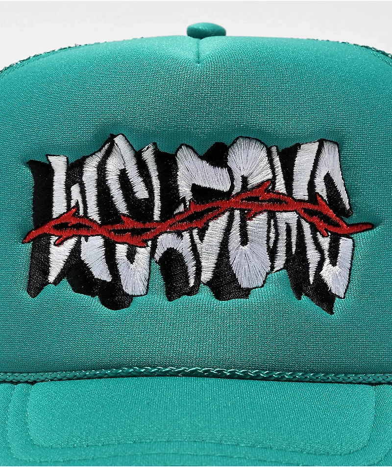 Welcome Thorns Jade Trucker Hat