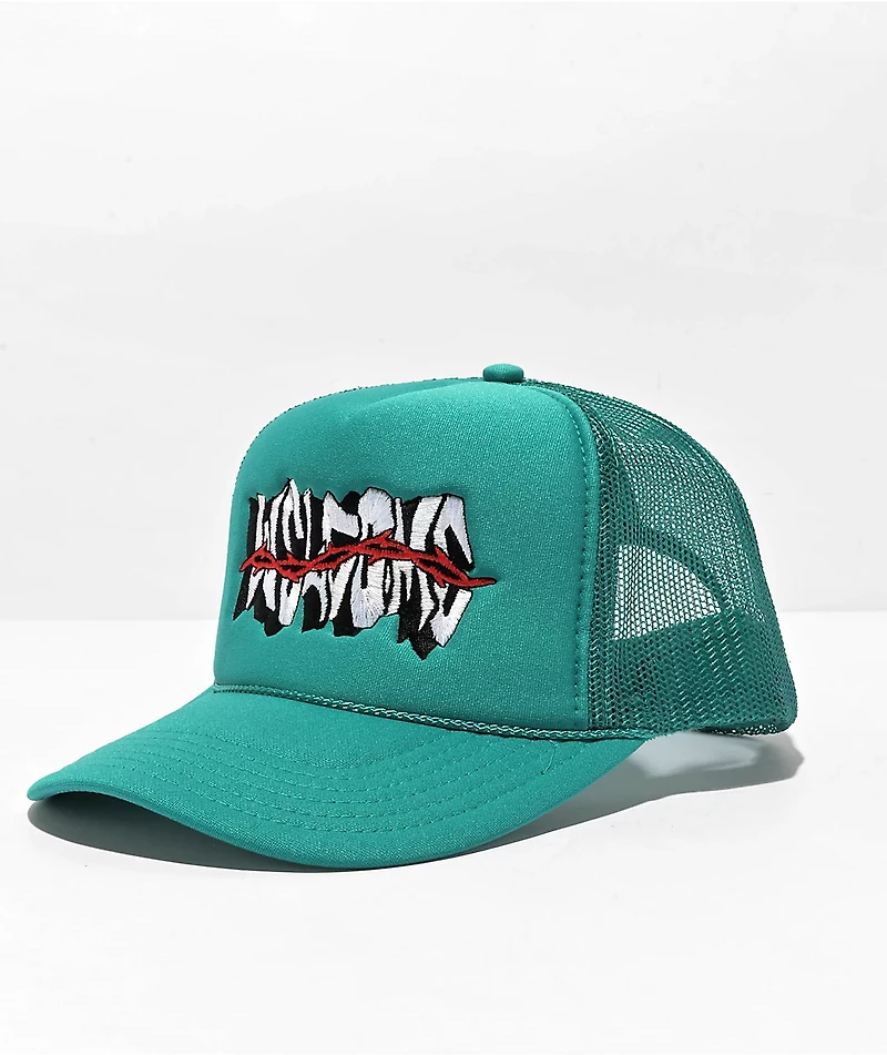 Welcome Thorns Jade Trucker Hat