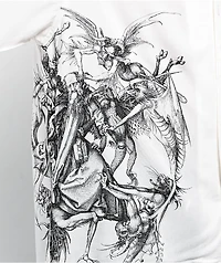 Welcome Torment White Short Sleeve Button Up Shirt