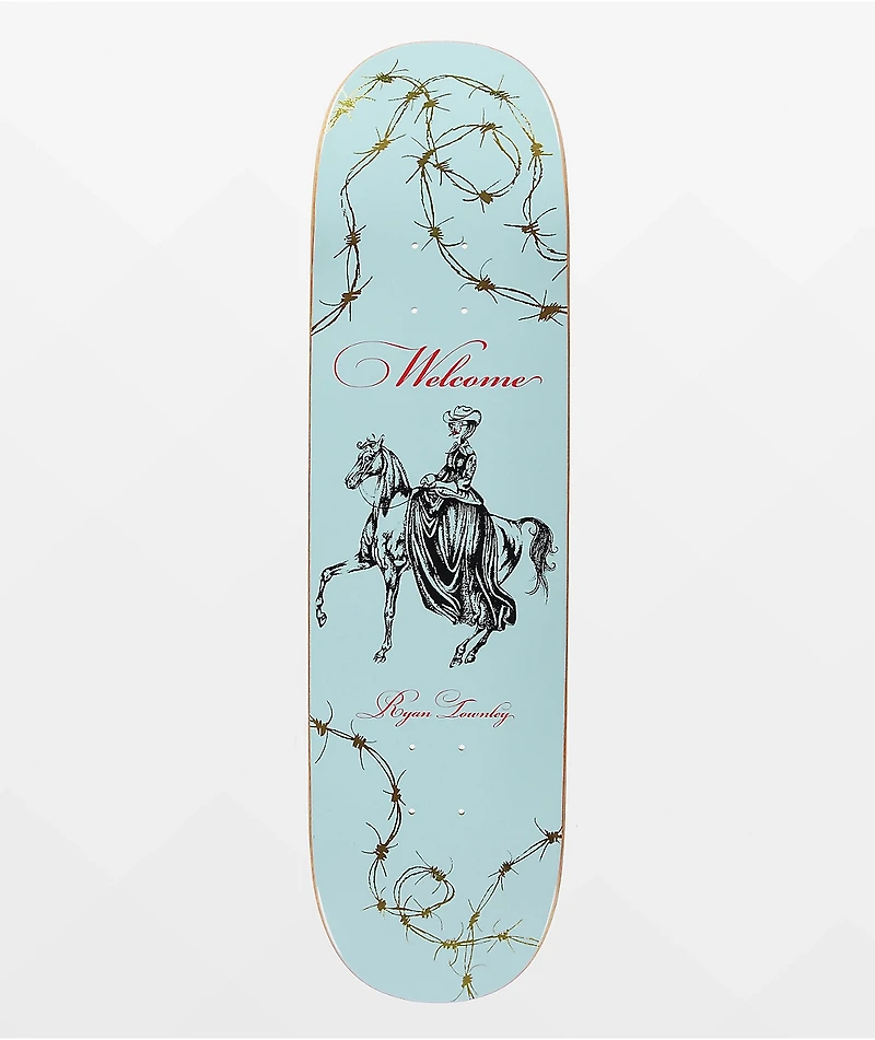 Welcome Townley Cowgirl On Enenra 8.5" Skateboard Deck