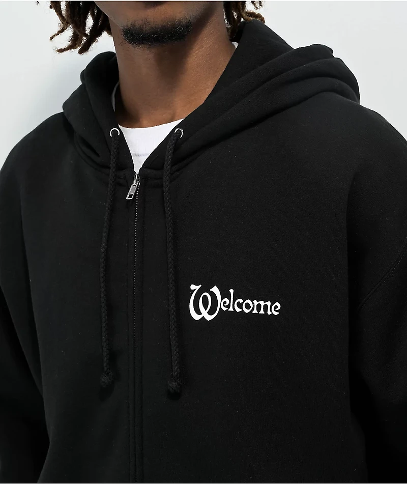 Welcome Unholy Diver Black Zip Hoodie