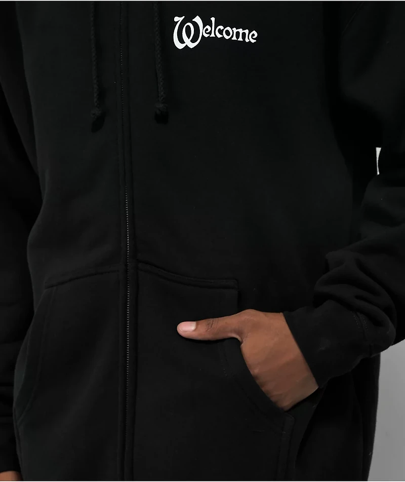 Welcome Unholy Diver Black Zip Hoodie