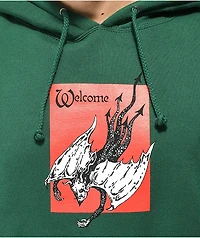 Welcome Unholy Diver Green Hoodie