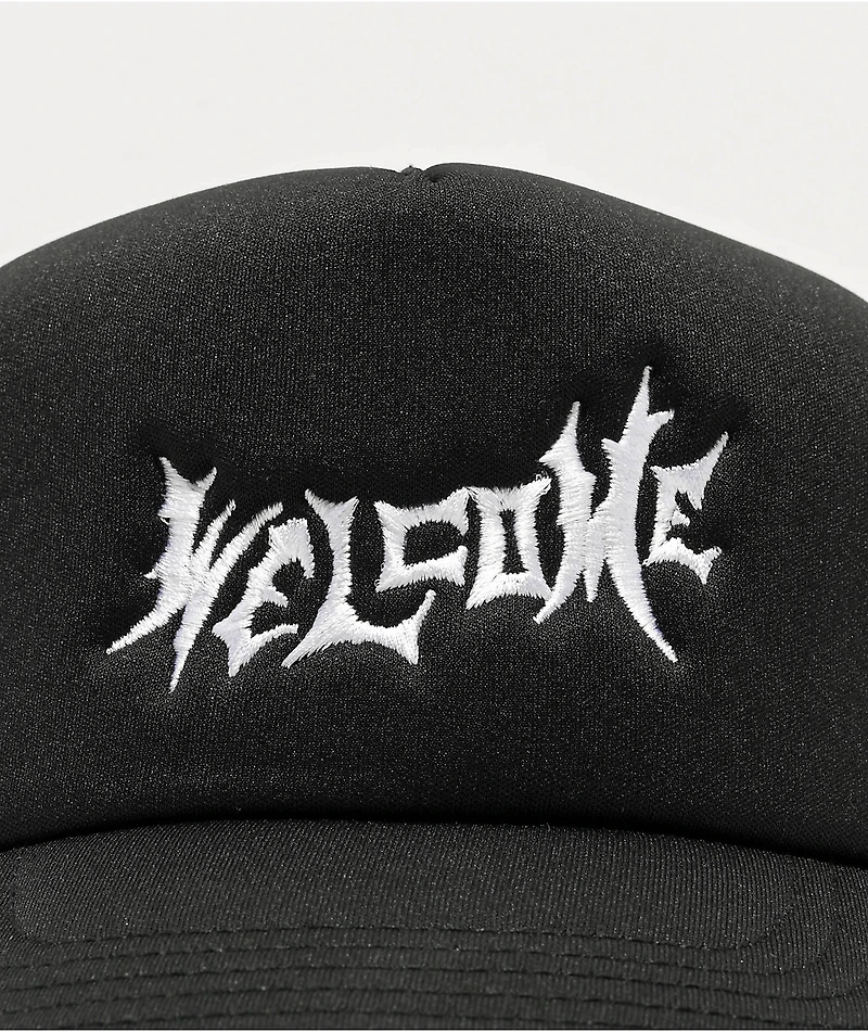 Welcome Vamp Black Trucker Hat
