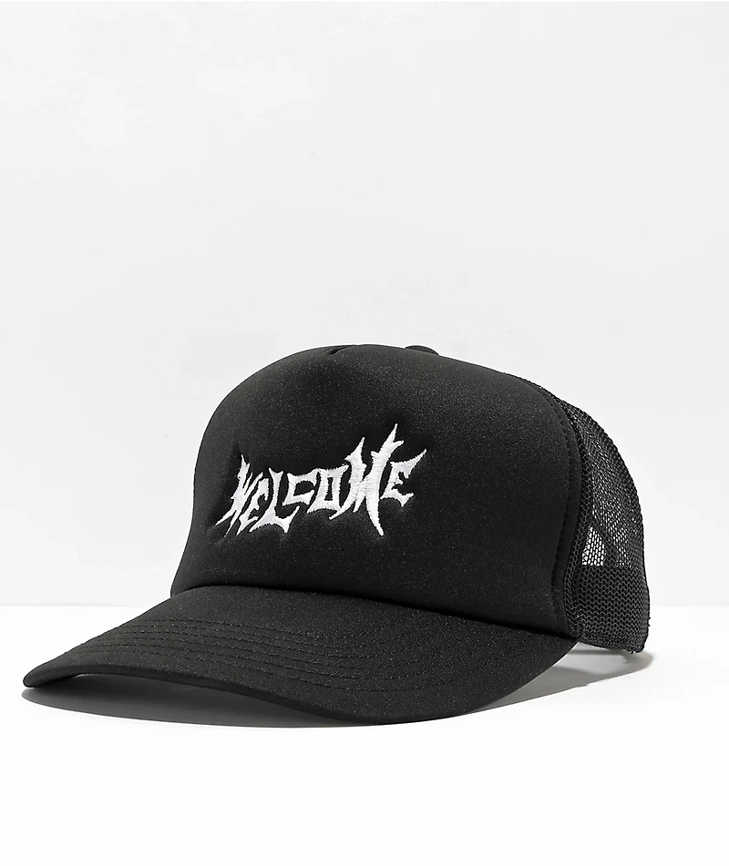 Welcome Vamp Black Trucker Hat