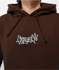 Welcome Vamp Brown Hoodie