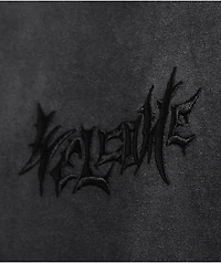 Welcome Vamp Enzyme Black Wash T-Shirt