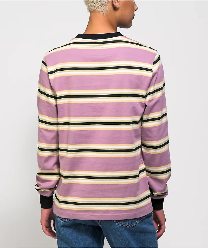Welcome Vineyard Stripe Long Sleeve T-Shirt