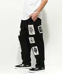 Welcome Volume Black Elastic Waist Pants