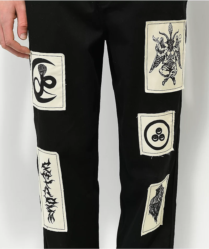 Welcome Volume Black Elastic Waist Pants