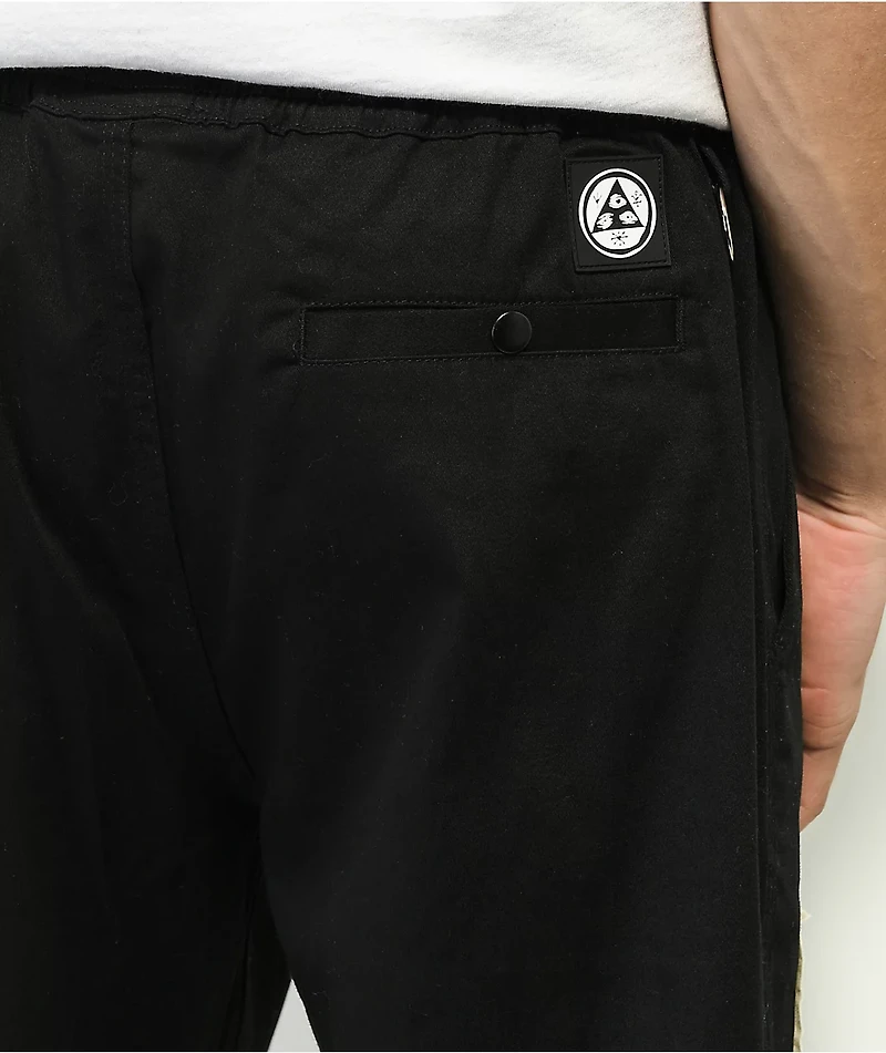 Welcome Volume Black Elastic Waist Pants