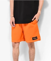 Welcome Vortex Orange Nylon Shorts
