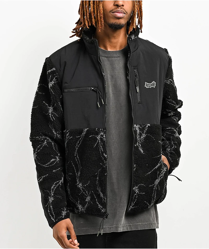 Welcome Wire Black Sherpa Jacket