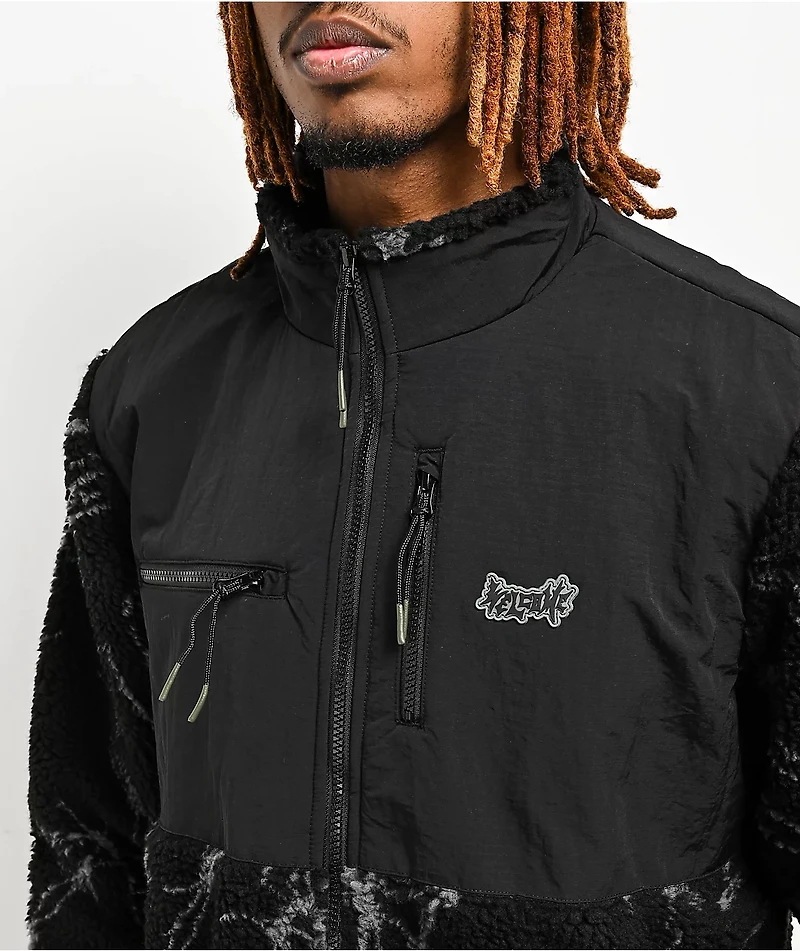 Welcome Wire Black Sherpa Jacket