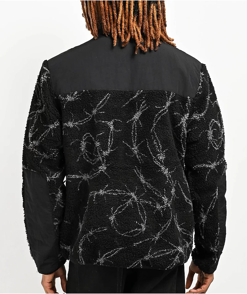 Welcome Wire Black Sherpa Jacket