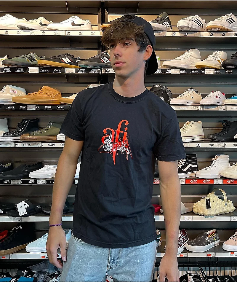 Welcome x AFI Rabbit Black T-Shirt