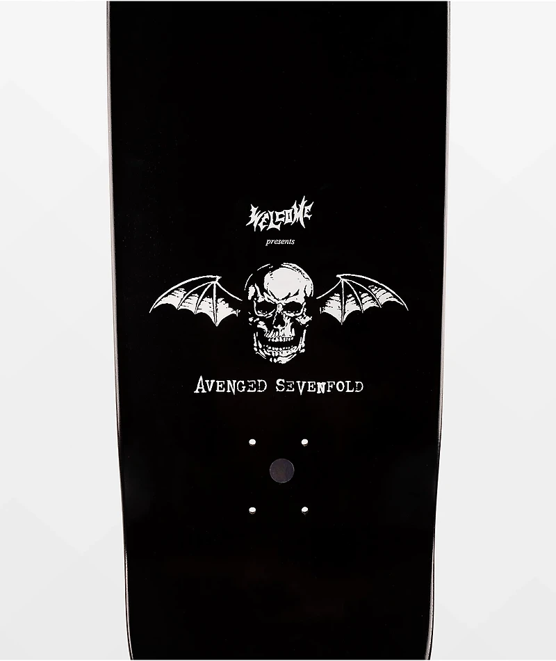 Welcome x Avenged Sevenfold Death Bat On Magic Bullet 10.5" Skateboard Deck