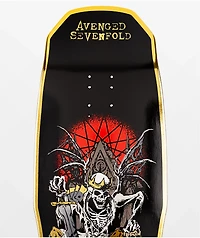 Welcome x Avenged Sevenfold Hail To The King On Dark Lord 9.75" Skateboard Deck