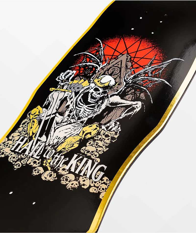 Welcome x Avenged Sevenfold Hail To The King On Dark Lord 9.75" Skateboard Deck