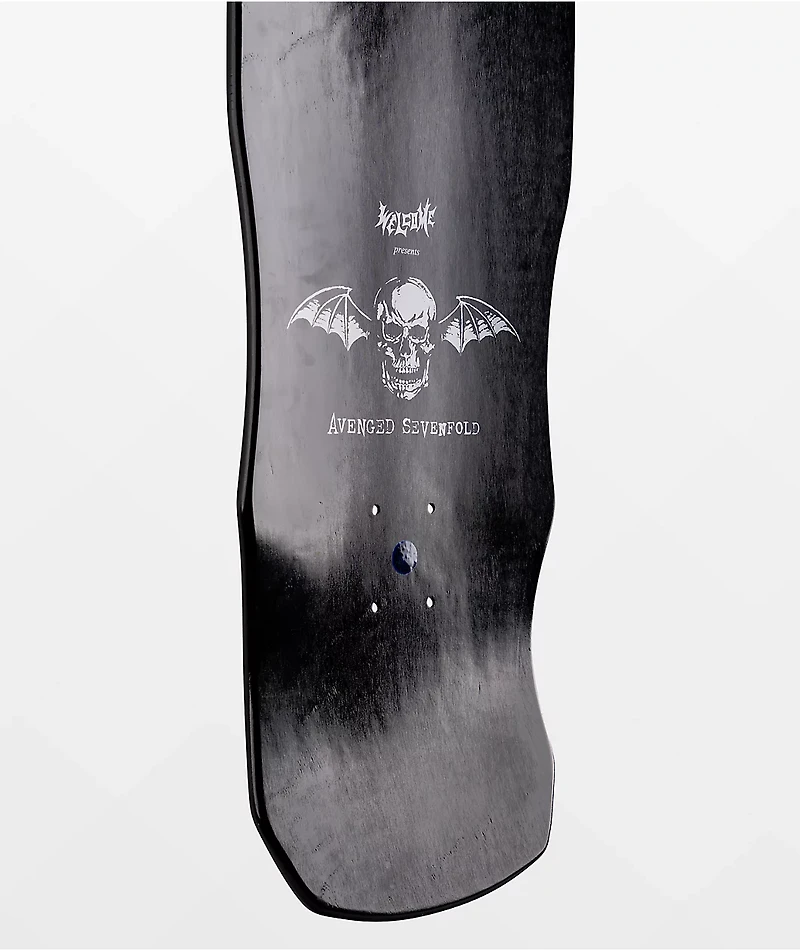 Welcome x Avenged Sevenfold Hail To The King On Dark Lord 9.75" Skateboard Deck