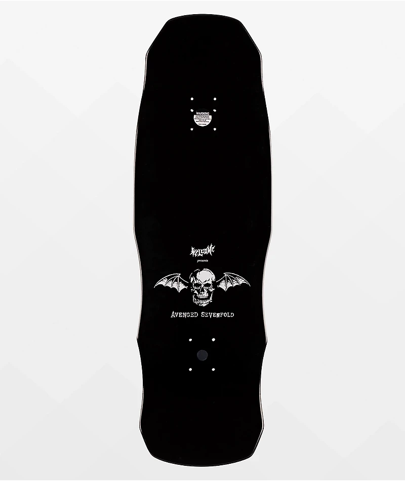 Welcome x Avenged Sevenfold Hail To The King On Dark Lord 9.75" Skateboard Deck