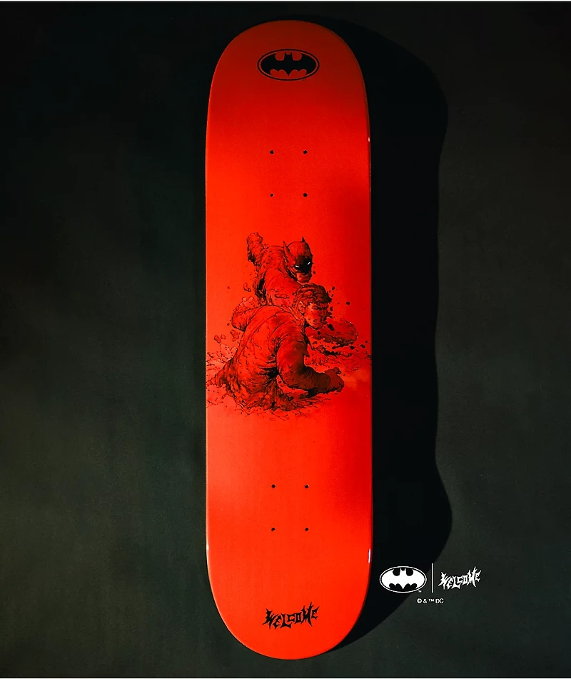 Welcome x Batman Knockout 8.25" Skateboard Deck