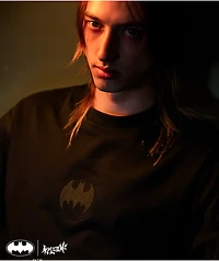 Welcome x Batman Signal Black 2fer Long Sleeve T-Shirt