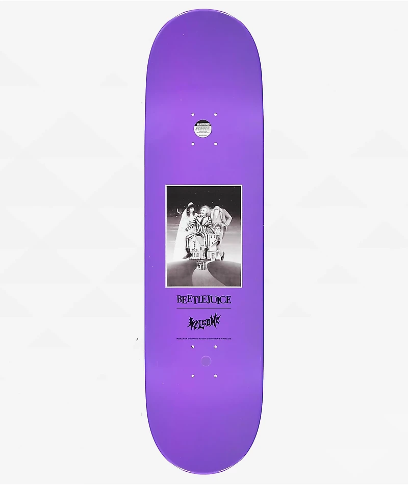 Welcome x Beetlejuice Showtime 8.5" Skateboard Deck