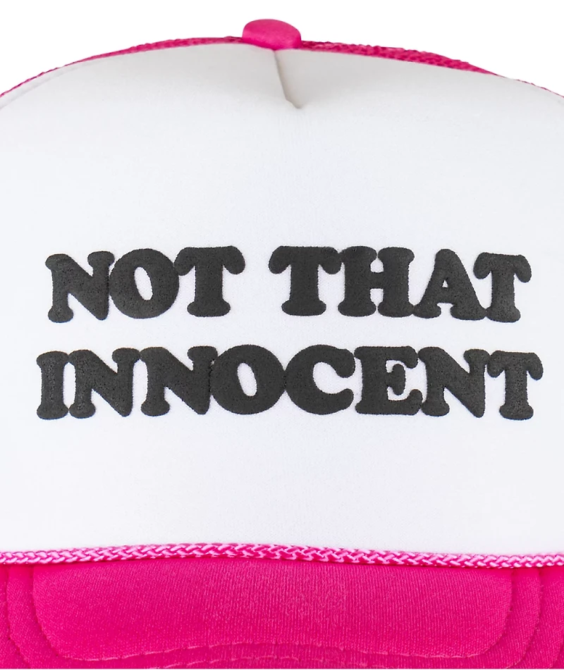 Welcome x Britney Spears Innocent Puff Print Pink Trucker Hat