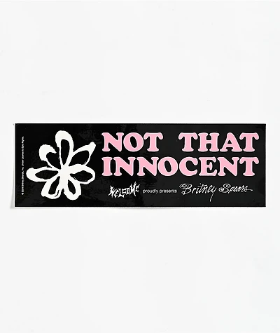 Welcome x Britney Spears Not That Innocent Sticker