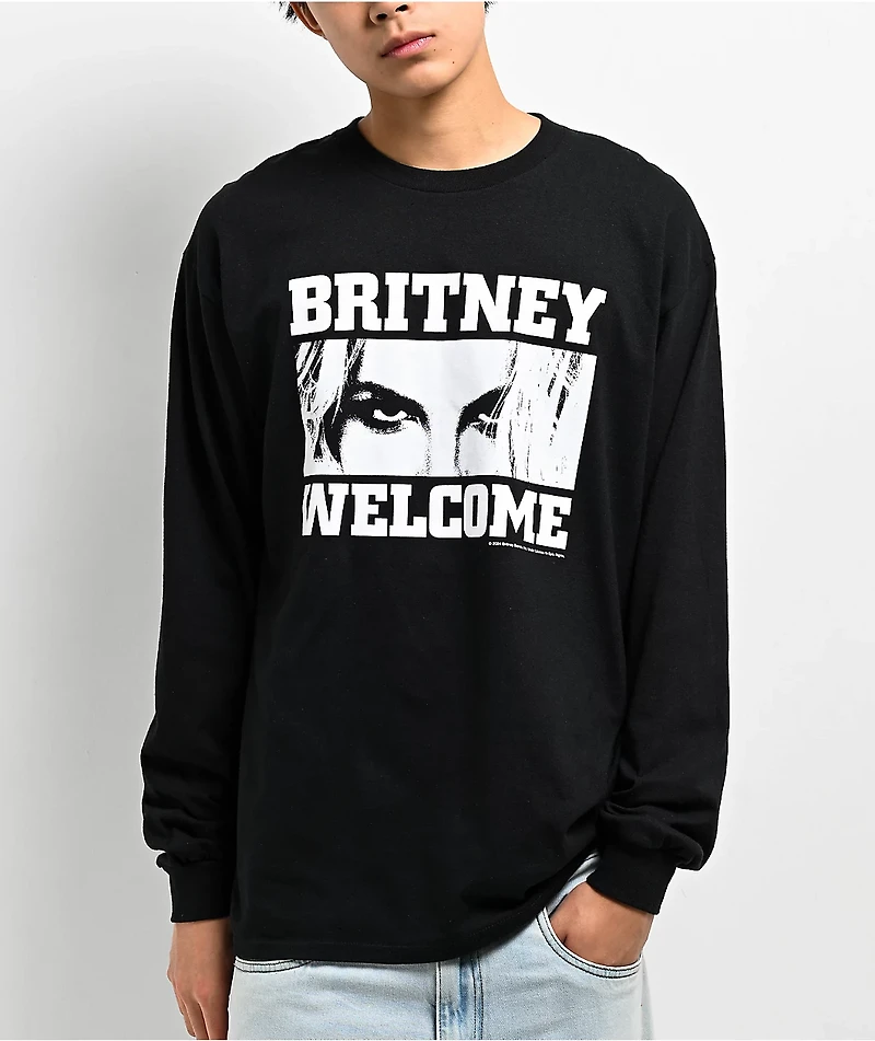 Welcome x Britney Spears Till The World Ends Black Long Sleeve T-Shirt
