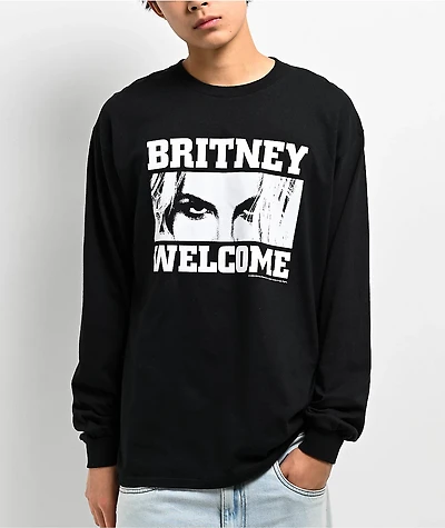 Welcome x Britney Spears Till The World Ends Black Long Sleeve T-Shirt