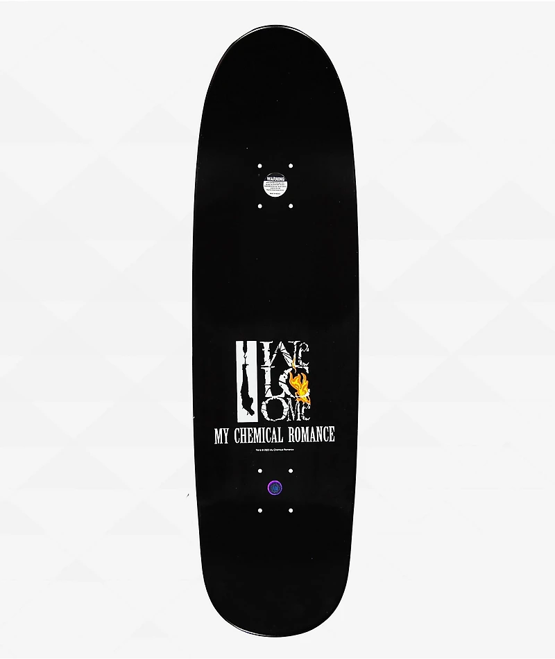 Welcome x My Chemical Romance Bullets On Antheme 8.8" Skateboard Deck