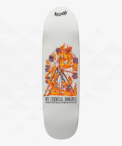 Welcome x My Chemical Romance Bullets On Antheme 8.8" Skateboard Deck