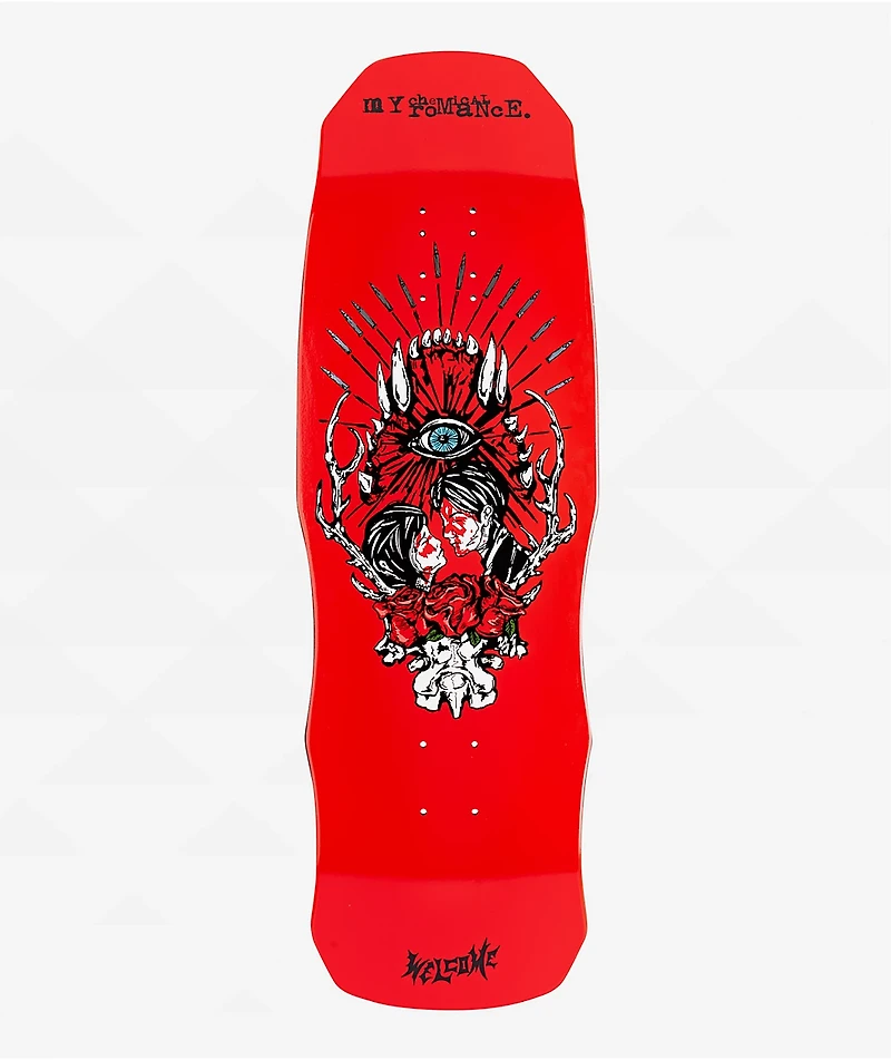 Welcome x My Chemical Romance Three Cheers On Dark Lord 9.75" Skateboard Deck