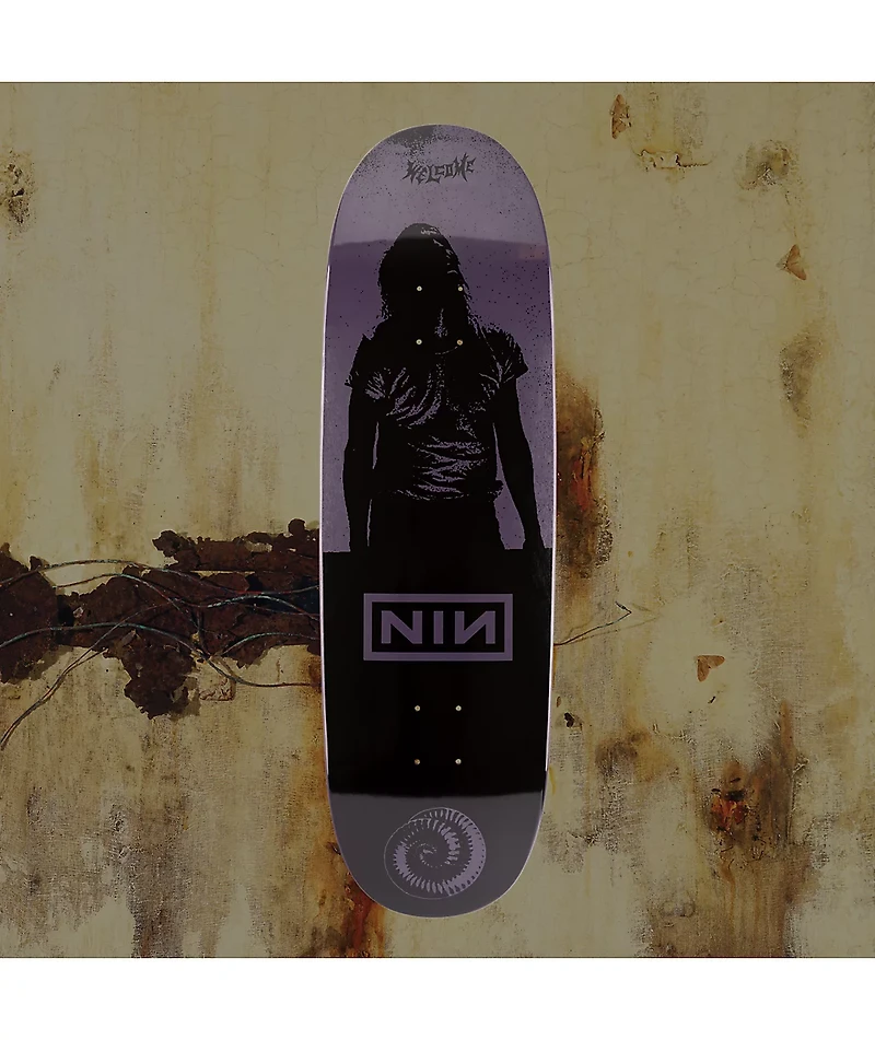 Welcome x Nine Inch Nails Burn 9.5" Skateboard Deck