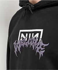 Welcome x Nine Inch Nails Eraser Black Hoodie