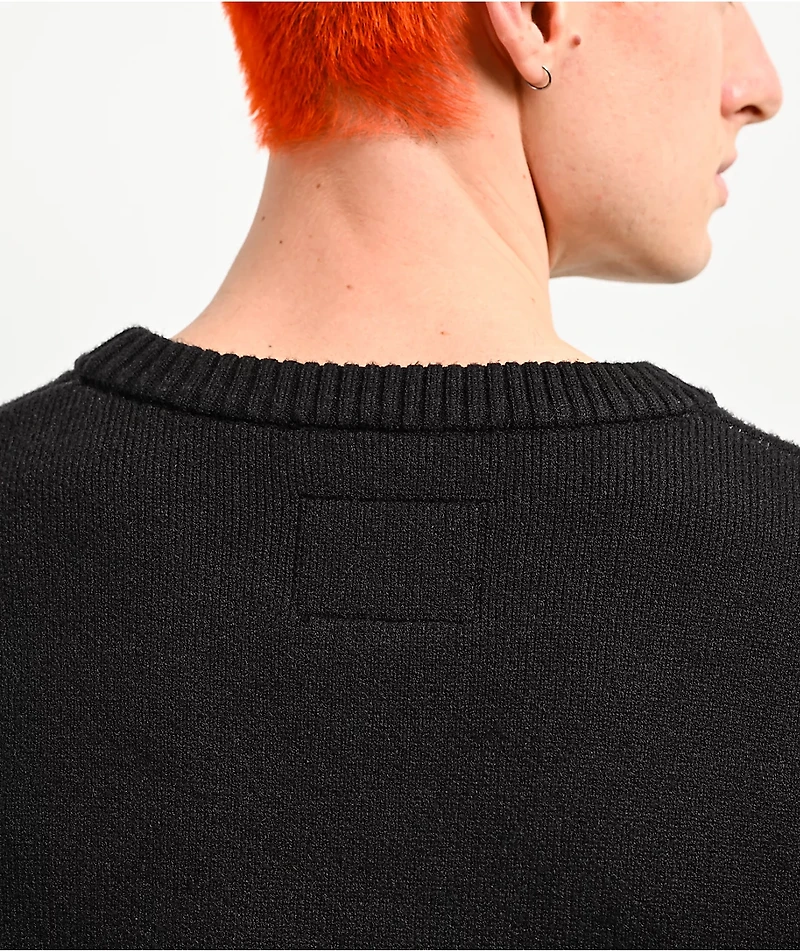 Welcome x Nine Inch Nails Spiral Black Knit Sweater