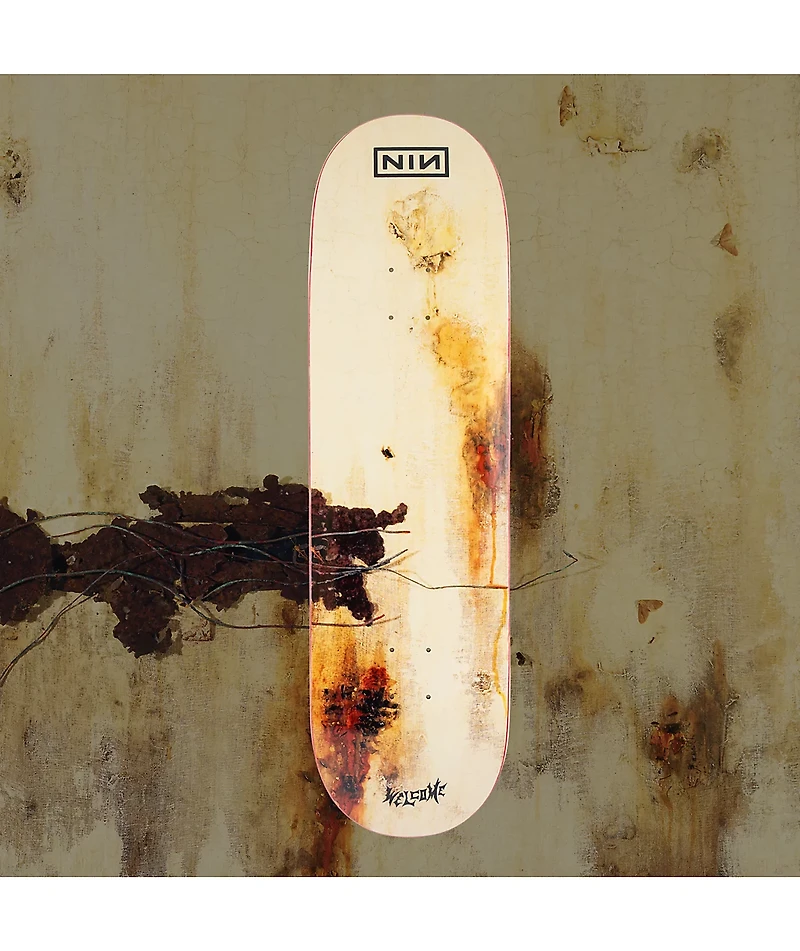 Welcome x Nine Inch Nails TDS Album Cover 9.0" Skateboard Deck