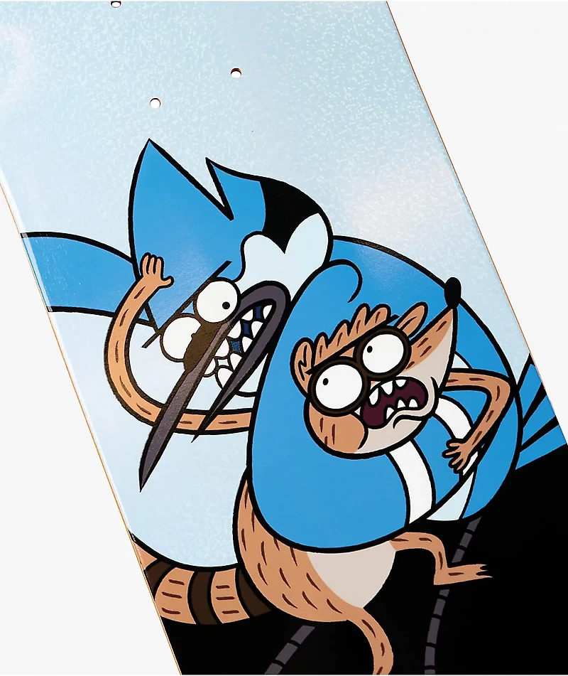 Welcome x Regular Show Fight 8.25" Skateboard Deck